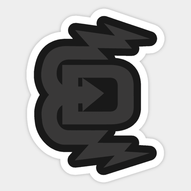 Evan Derian Lightning Bolt Insignia Sticker by Evan Derian